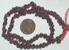 16 inch strand of 5x3mm Buff Coin Garnet
